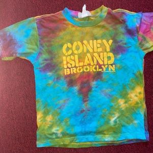 Coney Island Brooklyn New York tie dye tee shirt